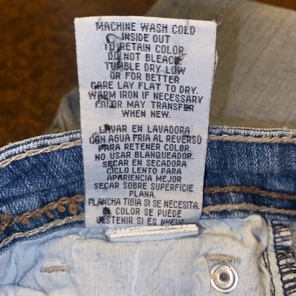 Underground Souls Low Rise Flare Stretch Jeans - size 7 - Picture 9 of 9